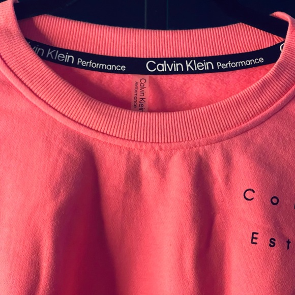 #50 - Calvin Klein Performance Pink Women’s Fleece Sweatshirt. Brand New With … - Picture 10 of 11